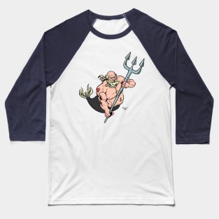Merman Rocker Baseball T-Shirt